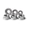 Newport Fasteners Flange Nut, 1/2"-13, 18-8 Stainless Steel, Not Graded, 0.75 in Hex Wd, 0.31 in Hex Ht, 100 PK 615673-PR-100 - alternate 2